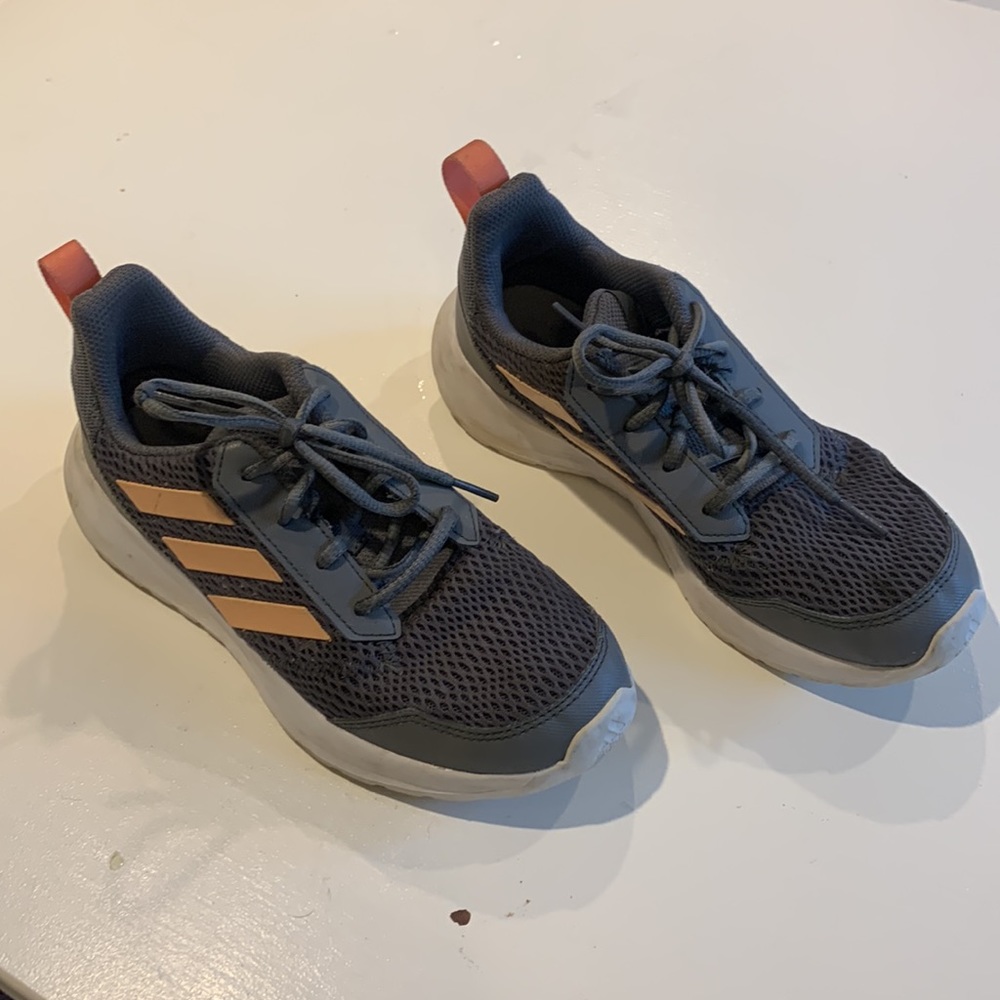 Adidas Gray & Pink Running Shoes size 5